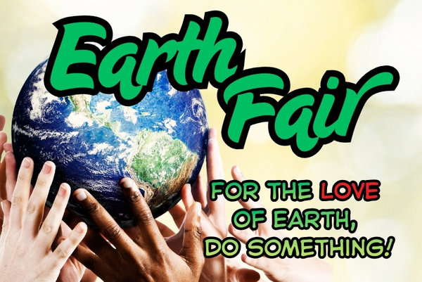 Many hands holding up the earth