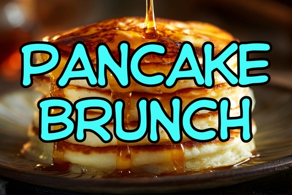 stack of pancakes with syrup