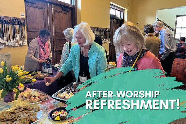 people enjoying refreshments